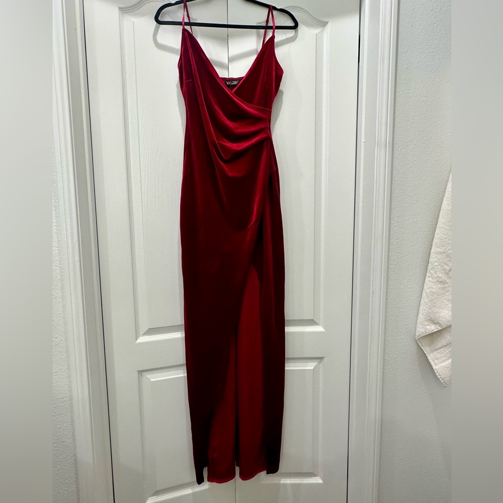 Red Velvet Dress